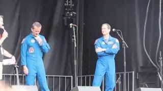 Chris Hadfield amp Tom Marshburn answer questions about space life and ISS Expedition 3435 [upl. by Lahcear494]