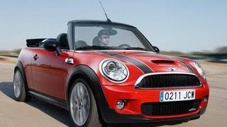 2010 Mini Cooper John Cooper Works Convertible  2009 Geneva Auto Show  CAR and DRIVER [upl. by Ahsetel]