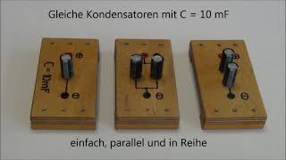 Elektrostatik 33 Kondensator Schaltungen [upl. by Bandeen714]