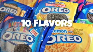 Tasting 10 Flavors of Oreo [upl. by Maggi]