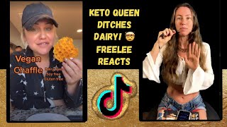 Freelee reacts to Janelle Rohner Keto Queen ditching dairy she is watching 🤩 34 [upl. by Ainesy]