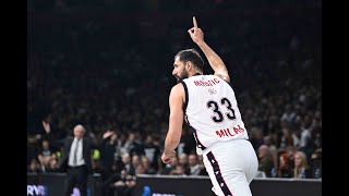 Partizan  Olimpia Milano lultimo quarto [upl. by Ydnis428]