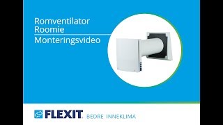 Flexit Romventilator Monteringsvideo [upl. by Solraced826]