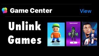 How To Unlink Games From Game Center 2023 [upl. by Adnilg]