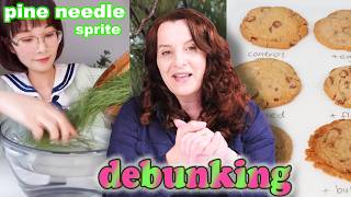 Debunking Pine Needle Soda a Medical SCAM amp flat cookie hacks  How To Cook That Ann Reardon [upl. by Arateehc]