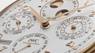 IWC Portugieser Perpetual Calendar 44 RefIW503701 Watch [upl. by Ennaitsirk764]