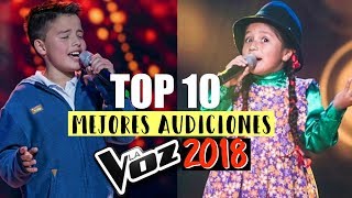 LAS MEJORES AUDICIONES DE LA VOZ KIDS COLOMBIA 2018 [upl. by Neelhtakyram]