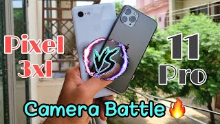 pixel 3xl VS iPhone 11 pro max Camera test  2022 [upl. by Phia907]