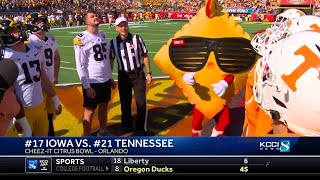 Iowa ends 2023 season with shutout loss to Tennessee in Citrus Bowl [upl. by Kappel]