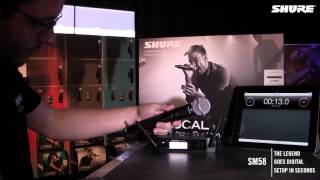 Shure SM58 Digital Wireless Setup [upl. by Aicelet]