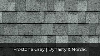 IKO Roof Shingle Colors – Frostone Grey  Performance  Dynasty and Nordic [upl. by Laurena]