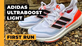 Adidas Ultraboost Light First Run Review Better than the Ultraboost 22 [upl. by Yrek101]