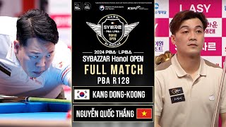 FULL MATCH KANG Dongkoong  NGUYỄN Quốc Thắng  PBA R128  SY Hanoi Open 2024 [upl. by Drawets800]