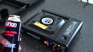 Portable Single Burner Butane Cooking Stove [upl. by Kasper329]