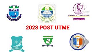 POST UTME POST UTME PAST QUESTIONS AND ANSWERS POST UTME 2023 [upl. by Kcajyllib]