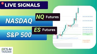 NQ amp ES Live Signals  Nasdaq Futures  SampP 500 ES Futures  Live Trading [upl. by Odlaniger]