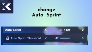 How to change Auto sprint settings in XDefiant [upl. by Reyna]