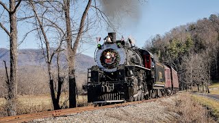 Great Smoky Mountains Railroad 1702 A Day on the Tuckasegee [upl. by Reinar]