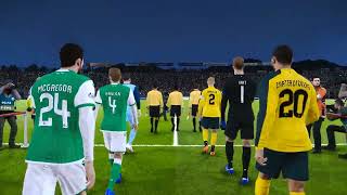 Hibernian  Celtic PES 21 GAMEPLAY [upl. by Kahl114]