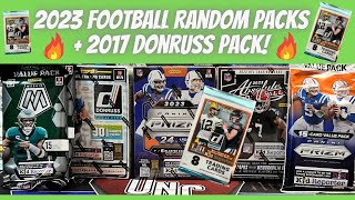 💥 Random Football Card Packs 🏈 Patrick Mahomes Rookie Pack 2017 Donruss 🔥 Prizm Mosaic  Absolute [upl. by Nicolle755]