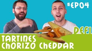 Tartine chorizo cheddar  défi selfie caps  Apéro EP04 [upl. by Rebna]