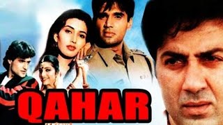 Qahar sunny deol sunil shetty movie hindi fact and story Bollywood movies review explained [upl. by Attenohs41]