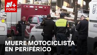 Motociclista muere atropellado en periférico a la altura de San Jerónimo  Las Noticias [upl. by Macfarlane]