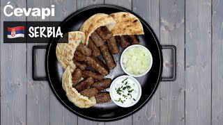 How to make Ćevapi  Serbia  1min Recipe Video shorts [upl. by Salamanca756]