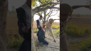 Ek Krishna bhakt aur police 🚨🚩जय श्री कृष्णाkrishna police bhakti bhajan shortvideo [upl. by Akcirederf324]