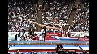 Soviet Union Balance Beam Team Optionals  1991 World Championships [upl. by Ardy]