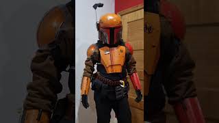 Day 100 of Making Steel Mandalorian Armour  Making the Straps mandalorian starwars diy [upl. by Henke]