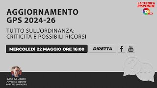 Aggiornamento Gps 202426 tutto sull’ordinanza criticità e possibili ricorsi [upl. by Flight]