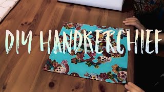 How I Sew HandkerchiefsHankies [upl. by Eelirem]