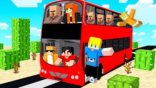 Fizemos a Maior Viagem de Ônibus no Deserto do Minecraft [upl. by Zerline]