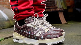 LV by Tyler the Creator LV Trainer Mocha Multicolor ON FOOT [upl. by Medlin]