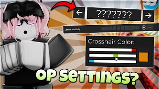 THE BEST ARSENAL SETTINGS FOR 2024  ROBLOX ARSENAL [upl. by Assel797]