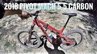 2018 Pivot Mach 55 Test Ride and Review  Oakland CA  Joaquin Miller Park MTB [upl. by Akemyt840]