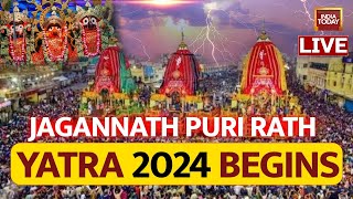 Puri Jagannath Rath Yatra LIVE  Rath Yatra 2024 LIVE Jagannath Rath Yatra Begin  India Today LIVE [upl. by Ennaitsirk326]