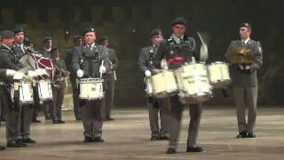 Militärmusik Salzburg drums  Tattoo Sankt Gallen 2012 [upl. by Donela]