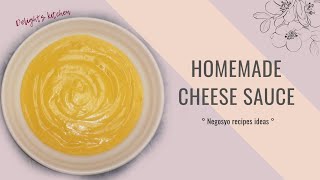 Homemade Cheese Sauce  Negosyo recipe ideas  delights kitchen [upl. by Pelagi]