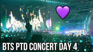 BTS PTD Concert Day 4 FULL vlogfancam 211202 Jin’s Birthday Reaction [upl. by Gow]