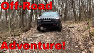 Jeep Cherokee Trailhawk OffRoad Review  Cooper AT3 Tires [upl. by Ettennyl]