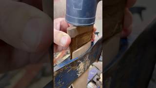 Collins Double Bit Axe Wedge Install  Walnut wedge [upl. by Euqcaj502]