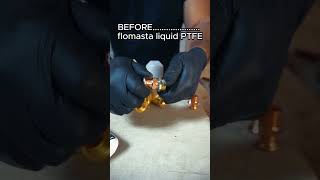 liquid ptfe and a back plate elbow great ad screwfix getconnected flomasta plumbing plumber [upl. by Nathanael650]