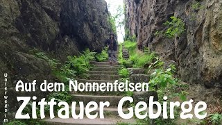 Im Zittauer Gebirge  Tour auf den Nonnenfelsen [upl. by Lorrad]