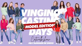 VINGINO CASTING DAYS AFL 3  CATWALK TRAINING MET SUMMER DE SNOO 🤩 [upl. by Eugene]