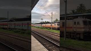 Mangaluru Central  MGR Chennai Central SF Express MAQ  MAS train railway [upl. by Hermina873]