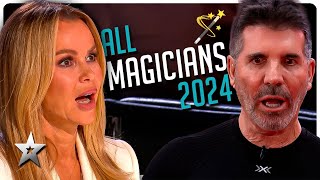 ALL Magic Auditions from Britains Got Talent 2024 [upl. by Akerehs]