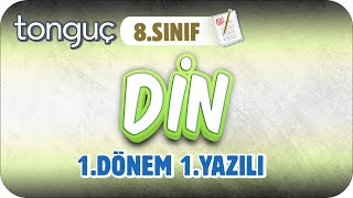 8Sınıf Din 1Dönem 1Yazılıya Hazırlık 📝 2024 [upl. by Breskin]