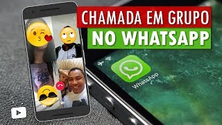 Como fazer vídeo chamada em grupo no WhatsApp [upl. by Berthoud]